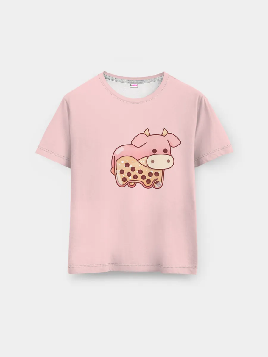 Мужская базовая футболка / Стеклянная свинка