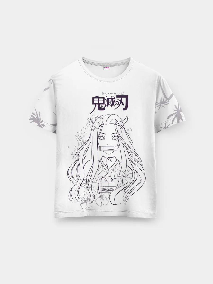 Мужская базовая футболка / Незуко Камадо Kimetsu no Yaiba