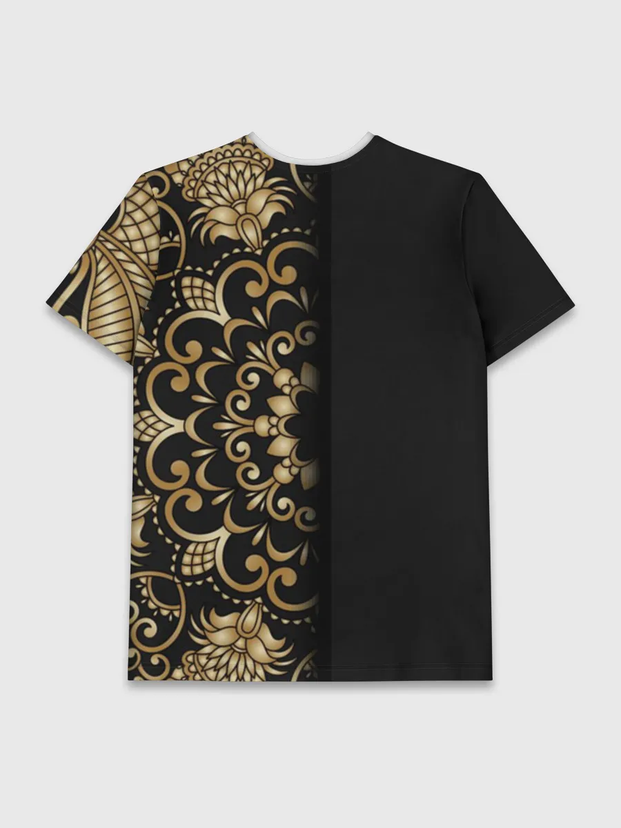 Мужская базовая футболка / ИСКУССТВО МАНДАЛА | MANDALA