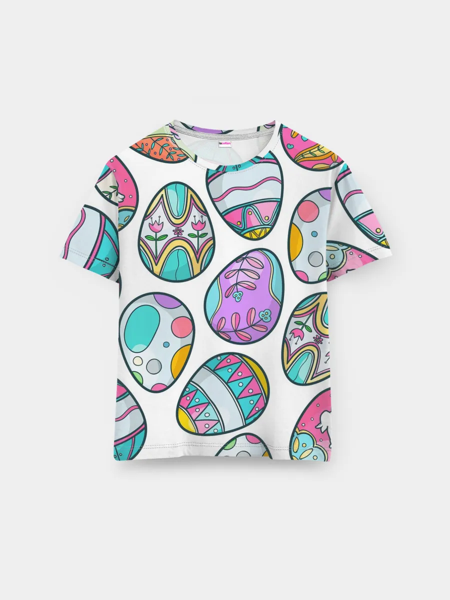 Мужская базовая футболка / Пасхальные яйца