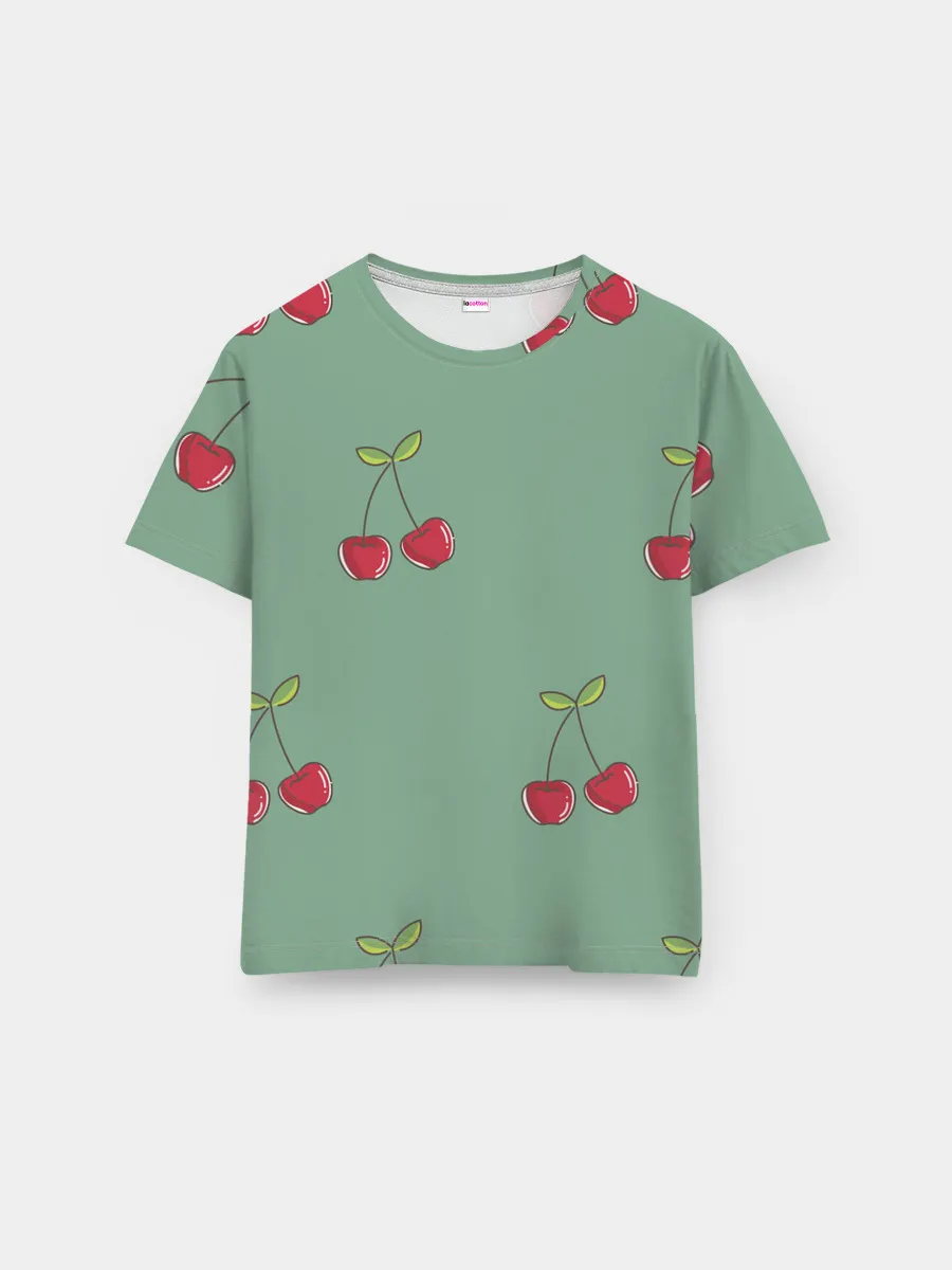 Мужская базовая футболка / КраСная Вишня