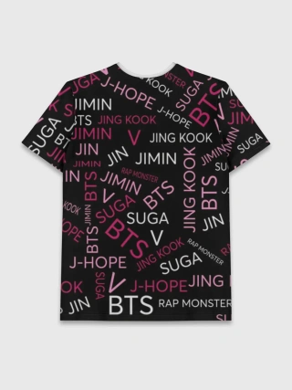 Мужская базовая футболка / BTS