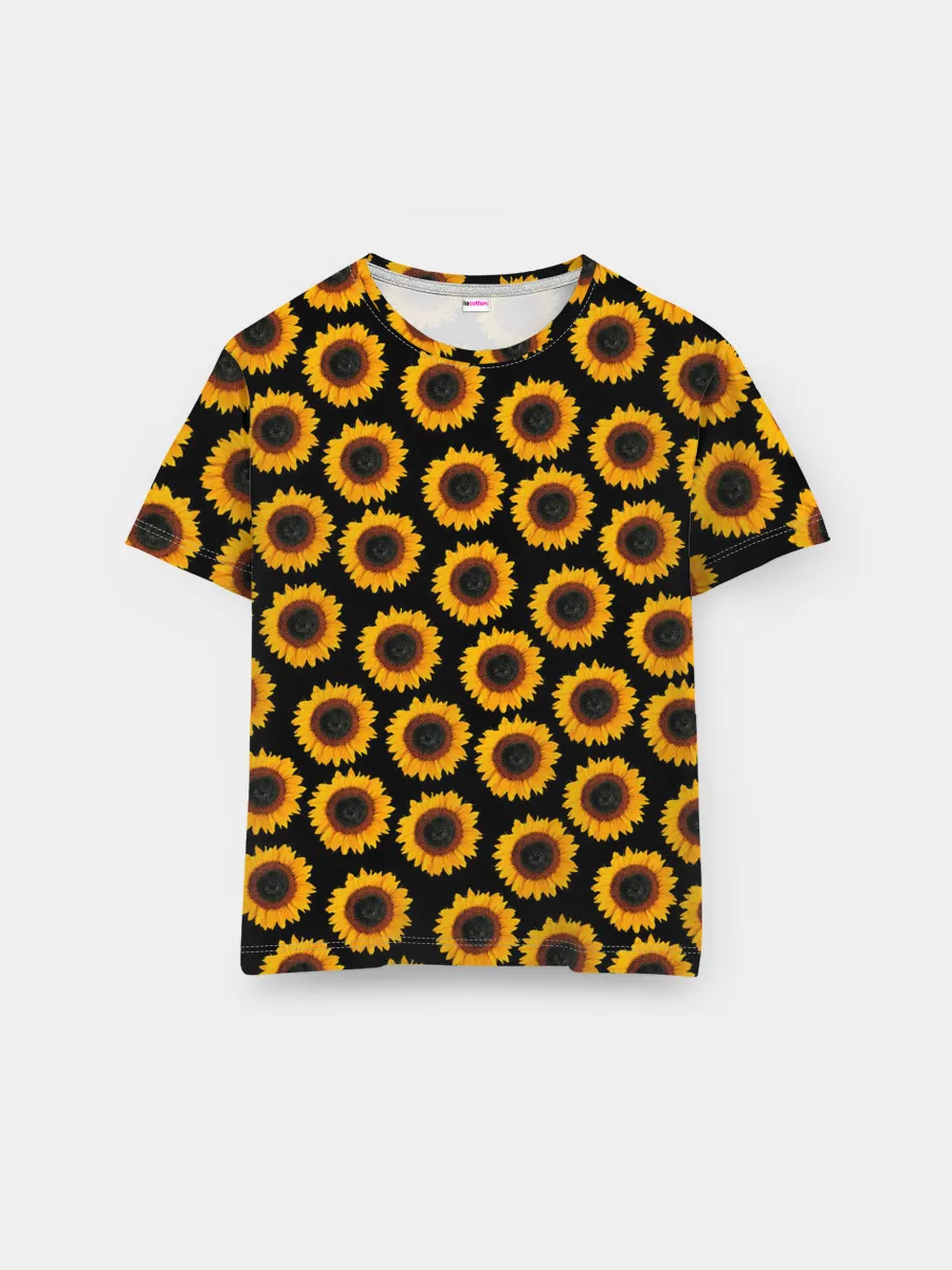 Мужская базовая футболка / ПОДСОЛНУХИ | РАСТЕНИЯ
