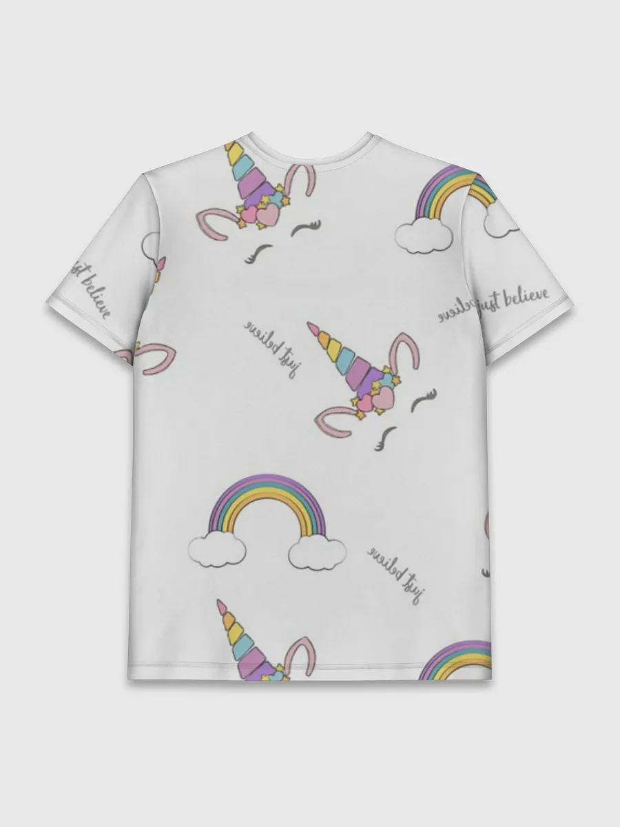 Мужская базовая футболка / Just belive