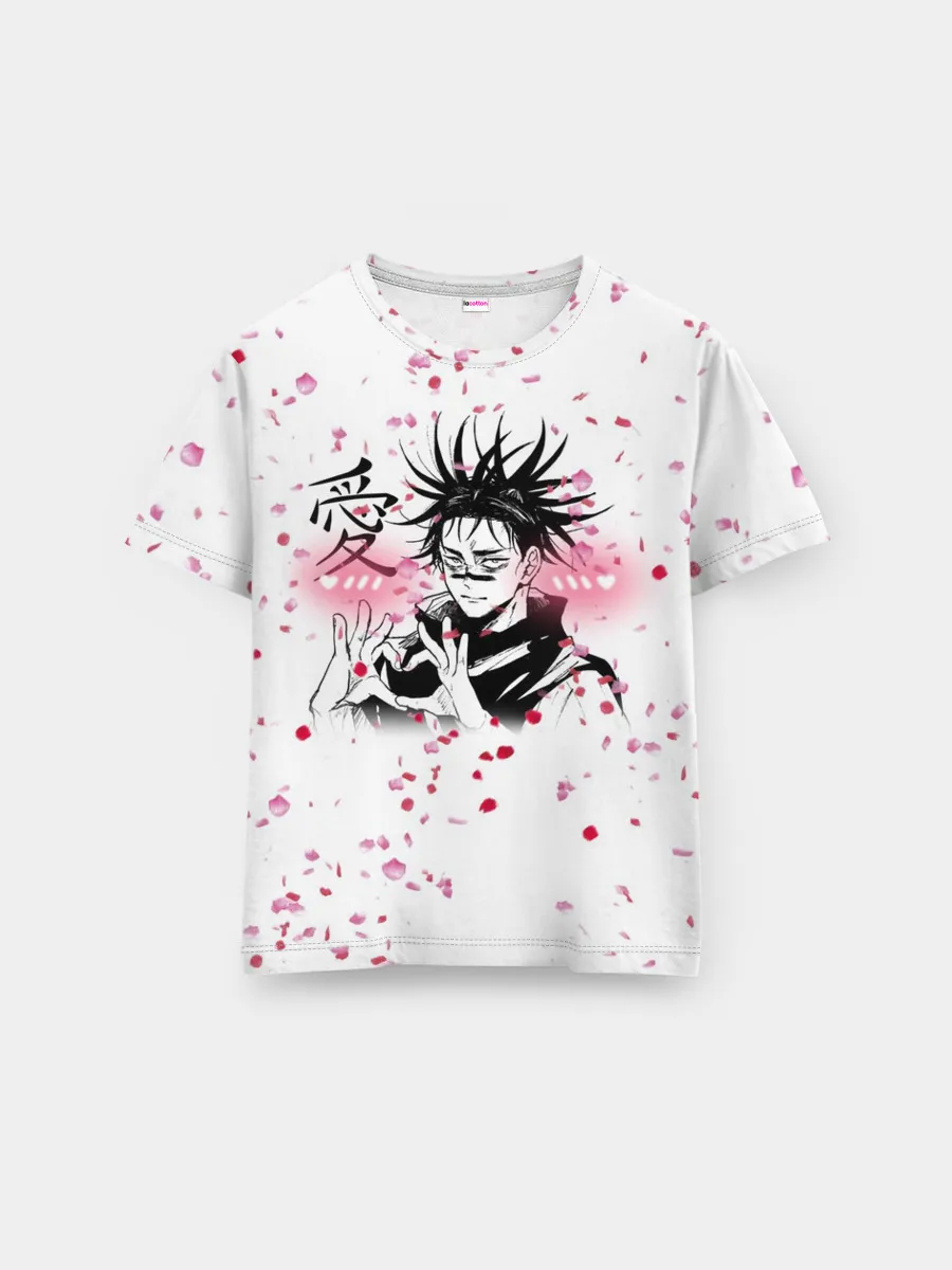 Мужская базовая футболка / Манга Аниме Любовь Сердце