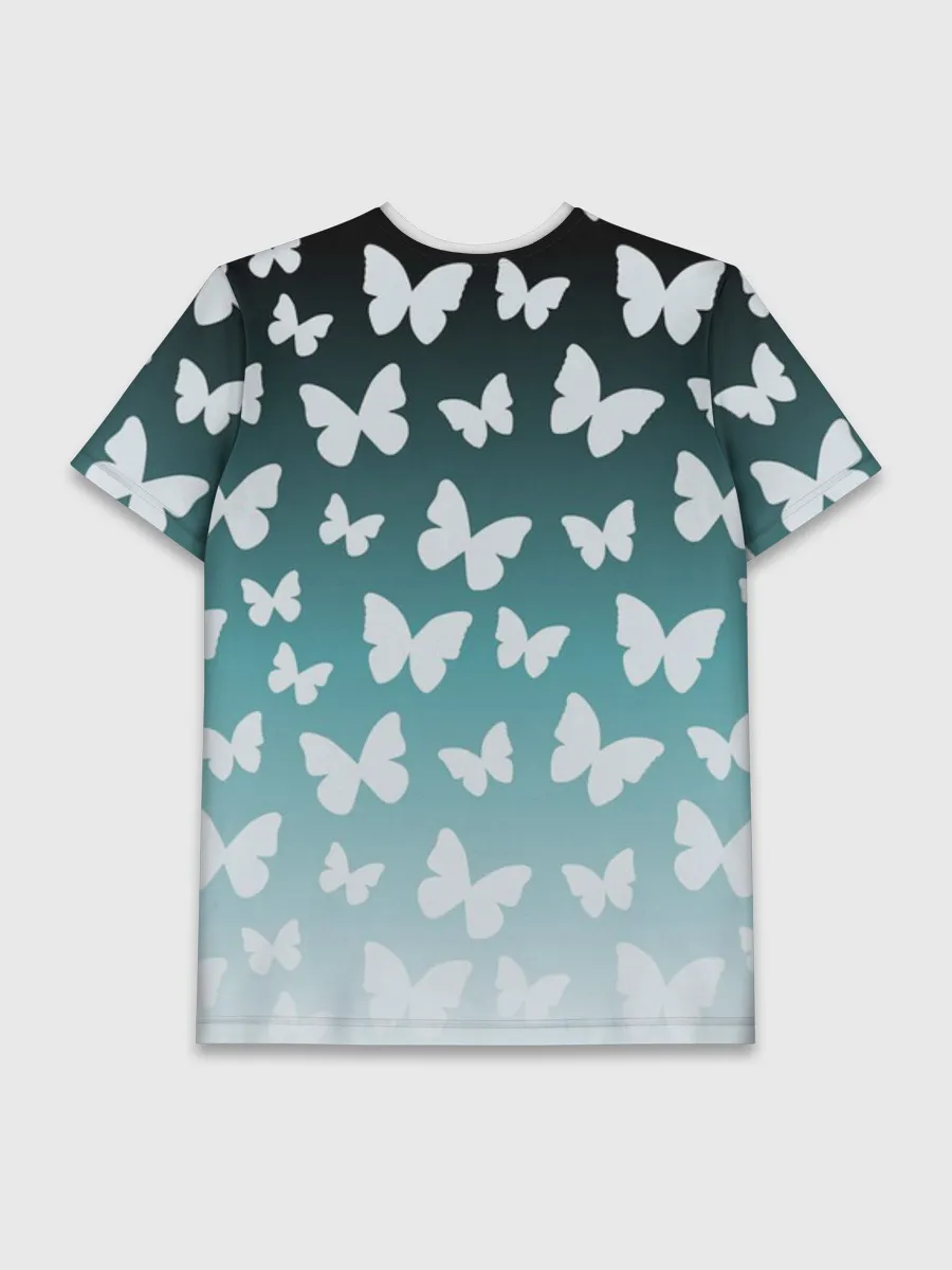 Мужская базовая футболка / Бабочки