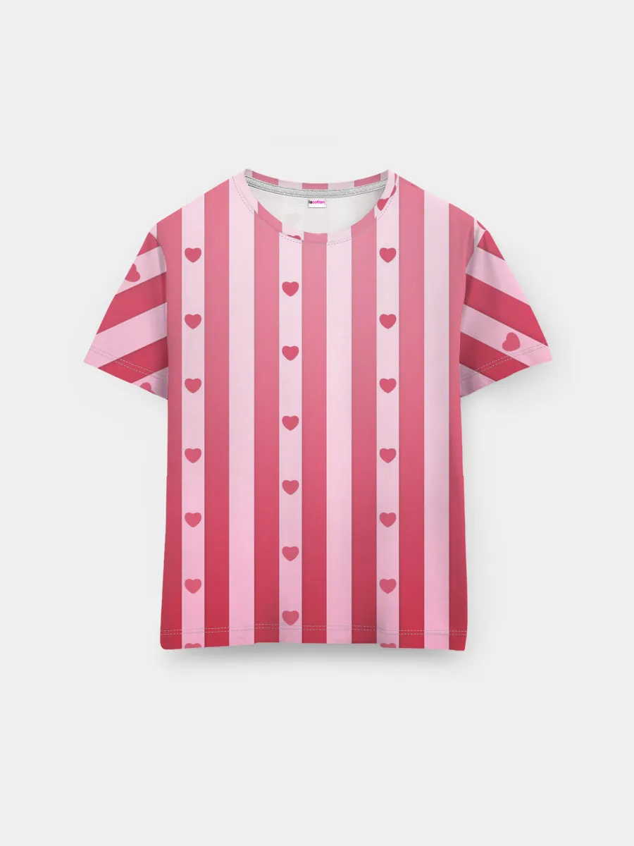 Мужская базовая футболка / Валентинова нежность