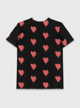 Мужская базовая футболка / True Love