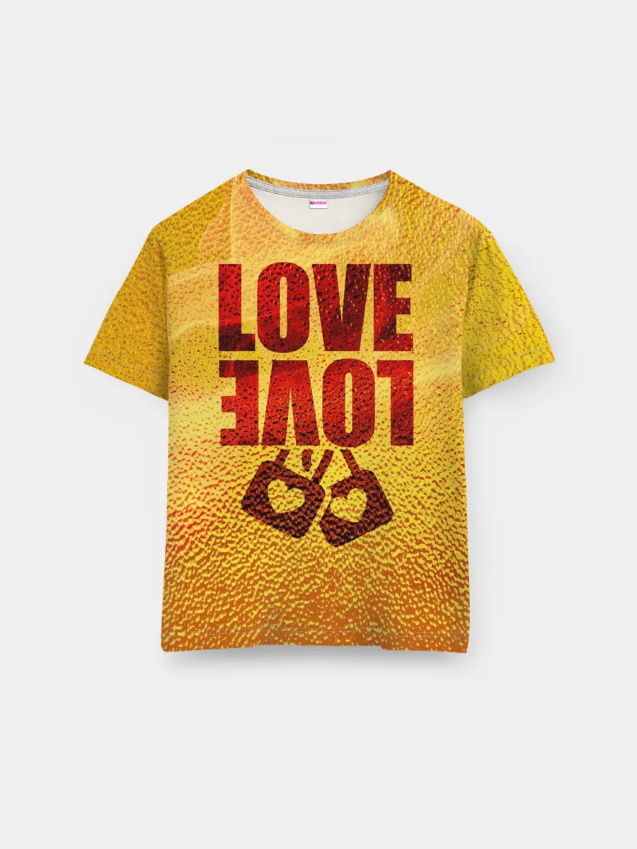 Мужская базовая футболка / LOVE