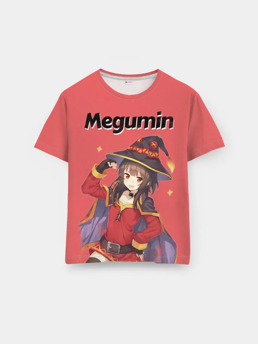 Мужская базовая футболка / Megumin показывает силу