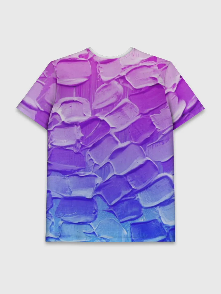 Мужская базовая футболка / Необычные краски