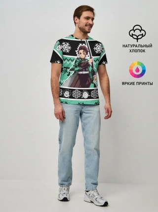 Мужская базовая футболка / ТАНДЖИРО КАМАДО