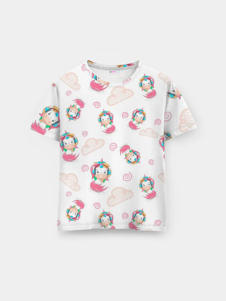 Мужская базовая футболка / Радужные Единороги