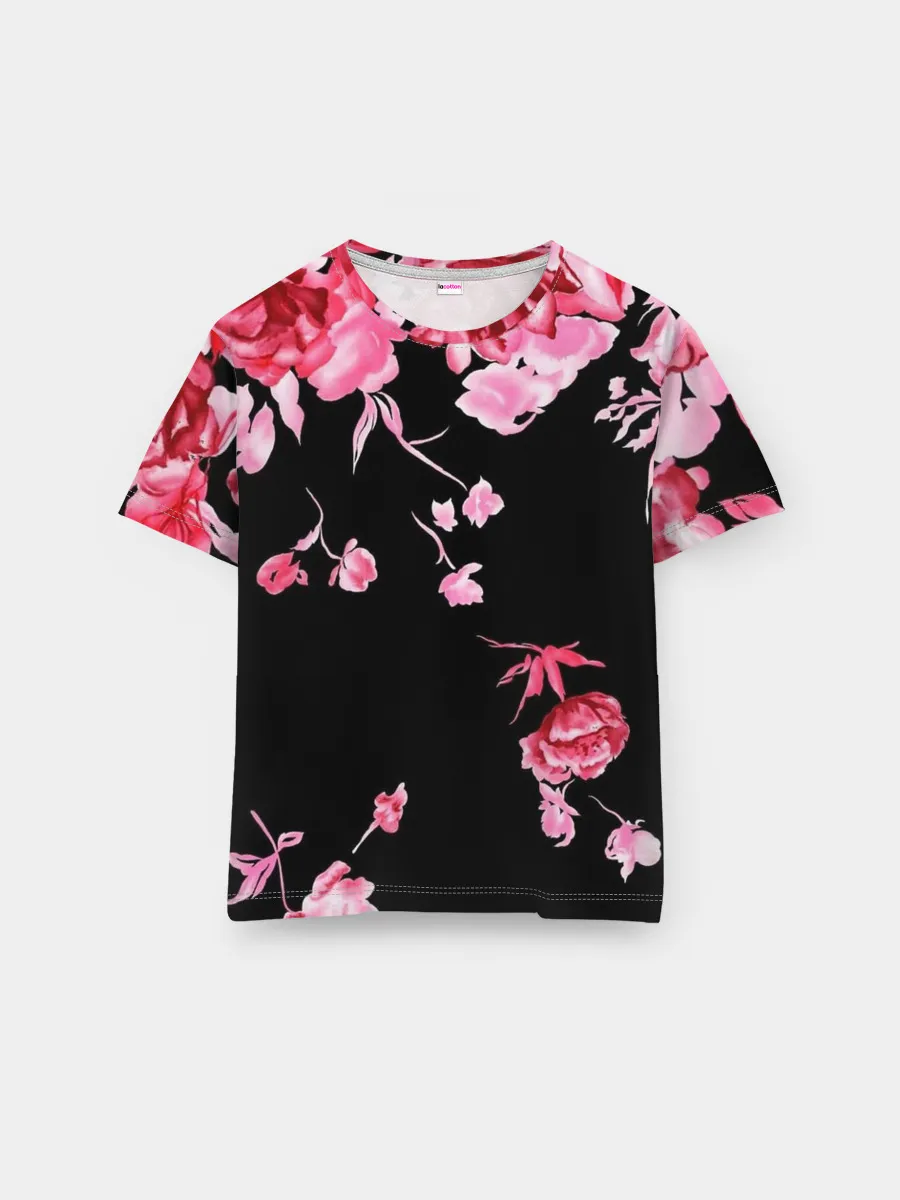 Мужская базовая футболка / Цветы