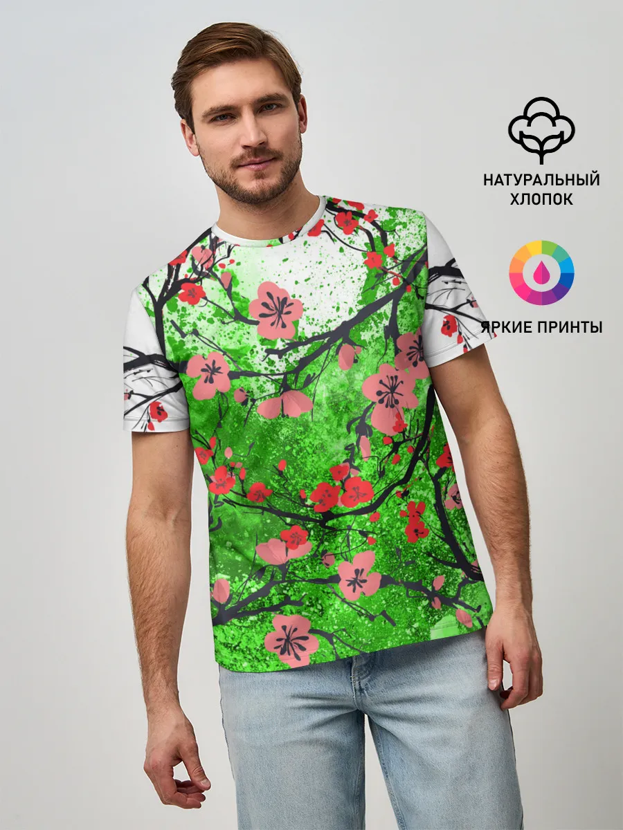 Мужская базовая футболка / Сакура | Sakura