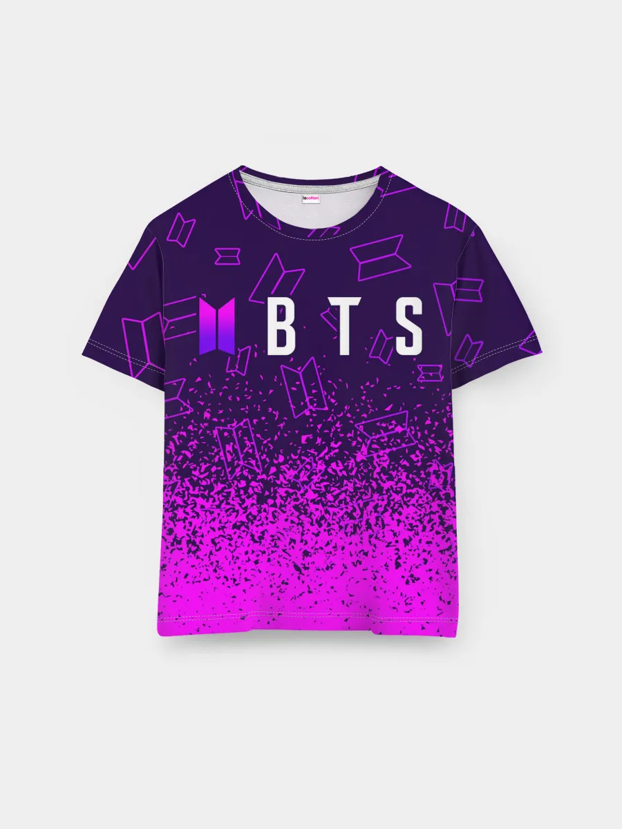 Мужская базовая футболка / BTS / БТС