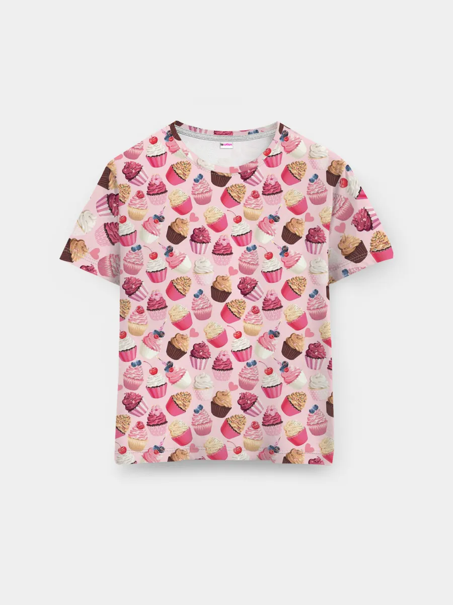 Мужская базовая футболка / Пирожные