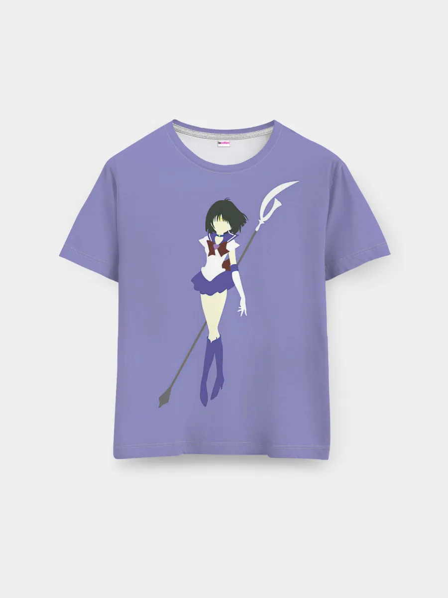 Мужская базовая футболка / Сейлор Сатурн