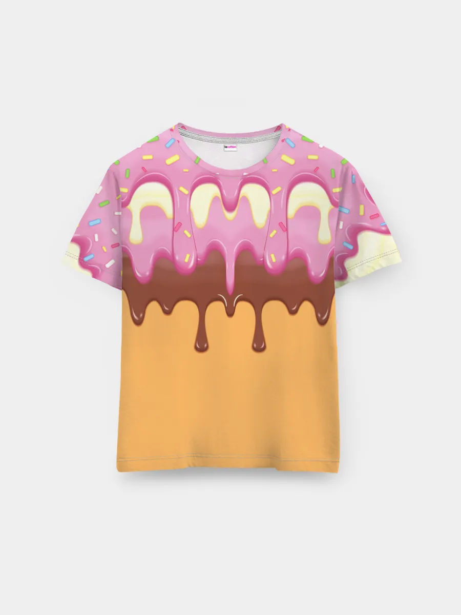 Мужская базовая футболка / Мороженое | Ice Scream