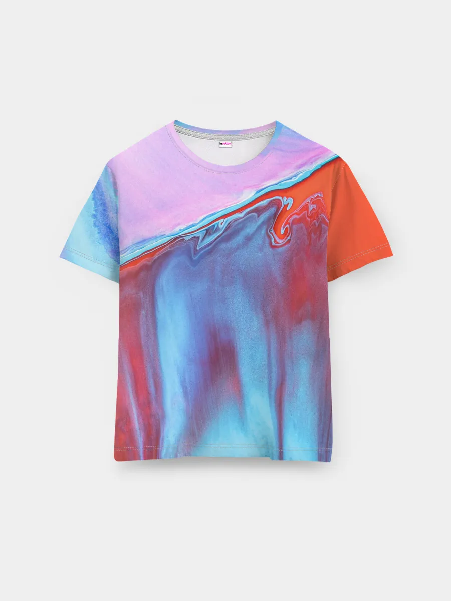 Мужская базовая футболка / Вода и песок