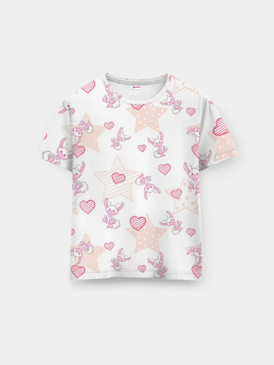 Мужская базовая футболка / Лисички