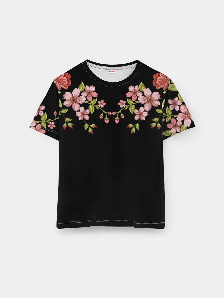 Мужская базовая футболка / Цветы