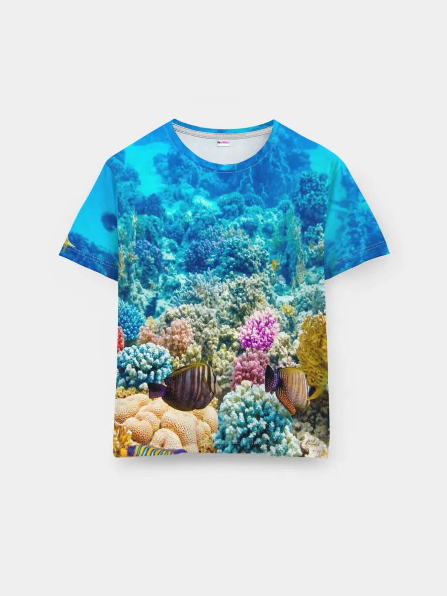 Мужская базовая футболка / Риф