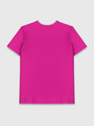 Мужская базовая футболка / Гранж розовый