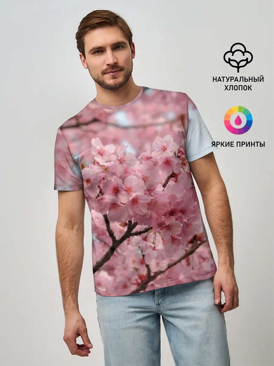 Мужская базовая футболка / САКУРА