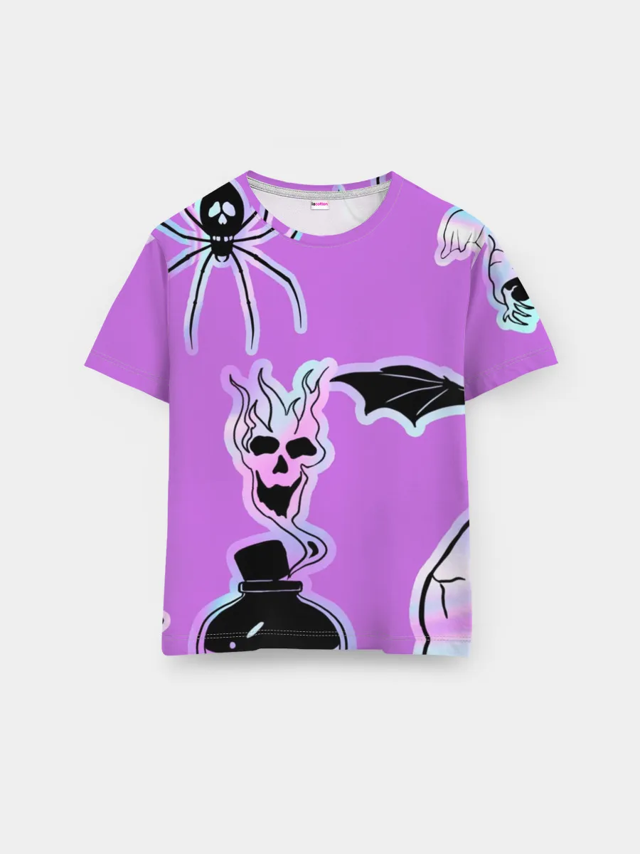 Мужская базовая футболка / Зелье смерти,паук-Holographica