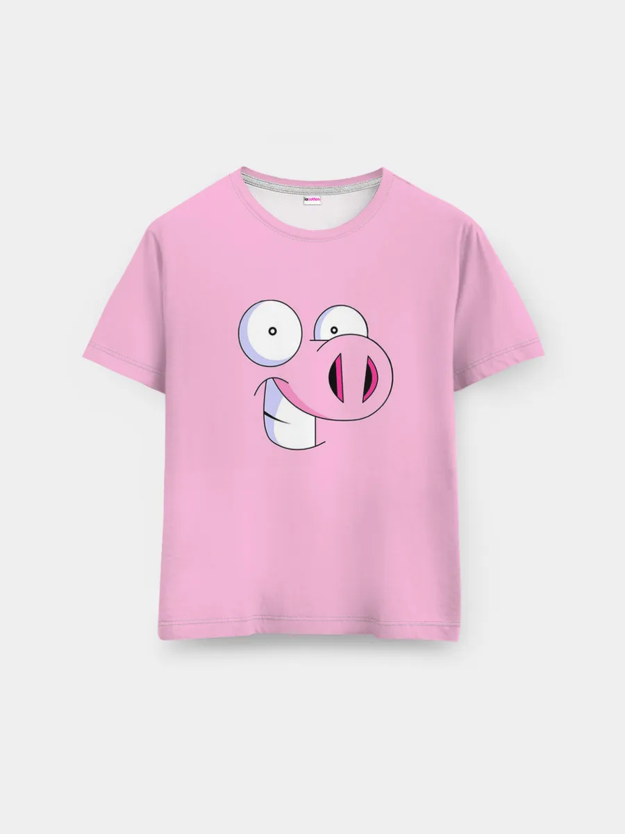 Мужская базовая футболка / Cвинья