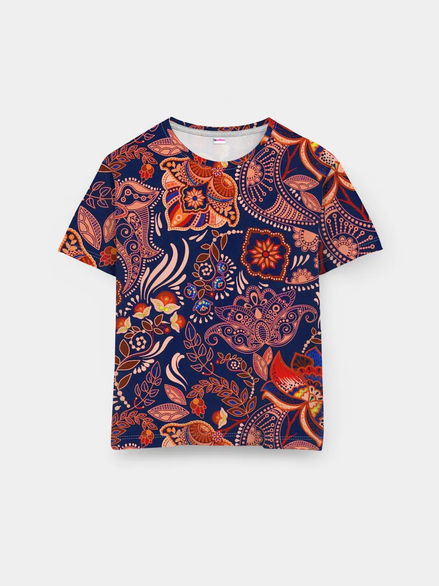 Мужская базовая футболка / Ornament-$