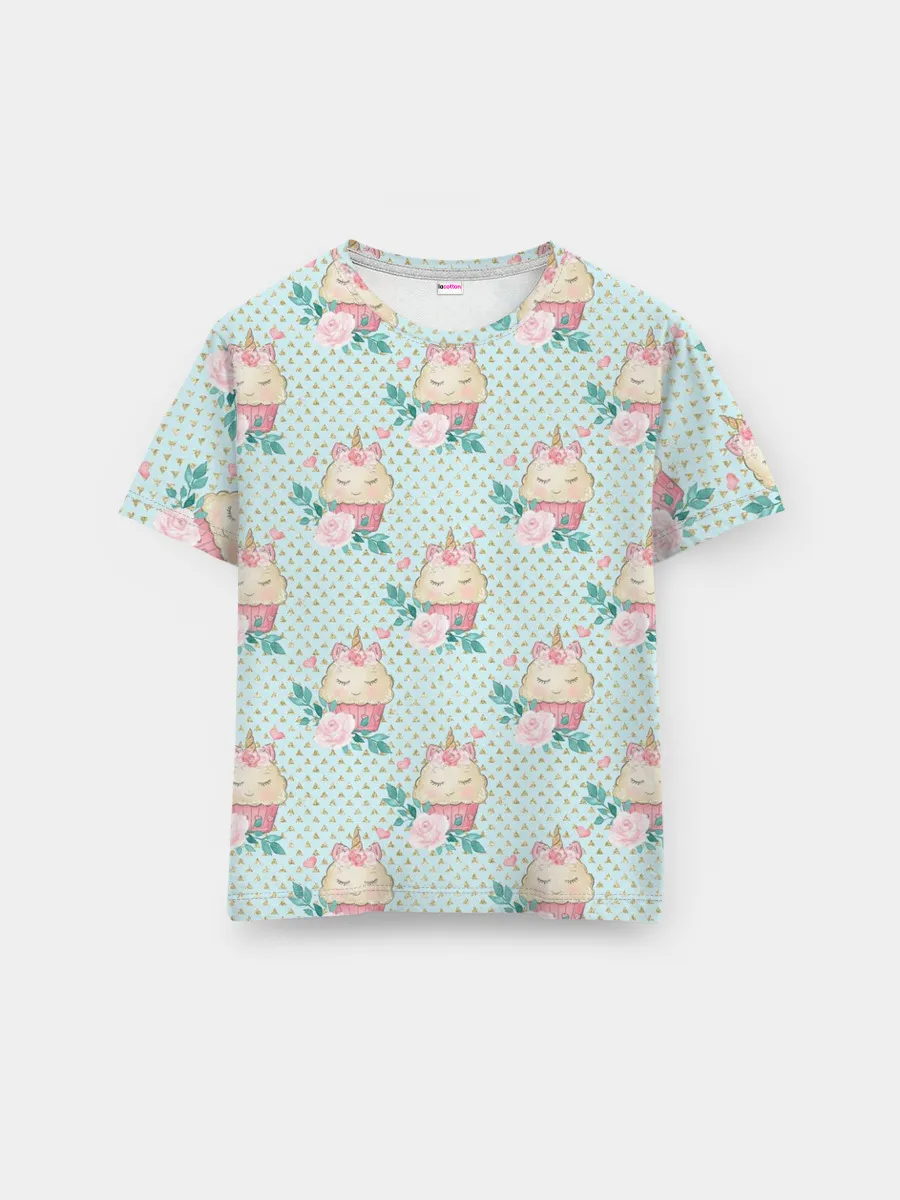 Мужская базовая футболка / Милые Единороги - девочки