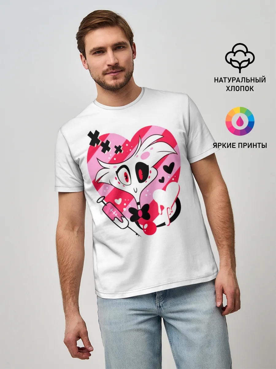 Мужская базовая футболка / Hazbin Hotel