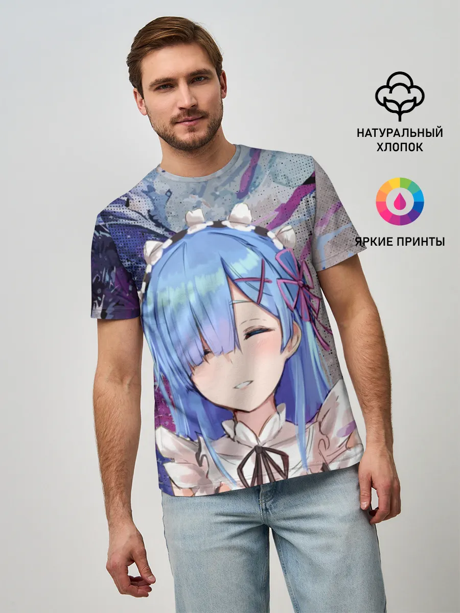 Мужская базовая футболка / Re: Zero. Жизнь с нуля