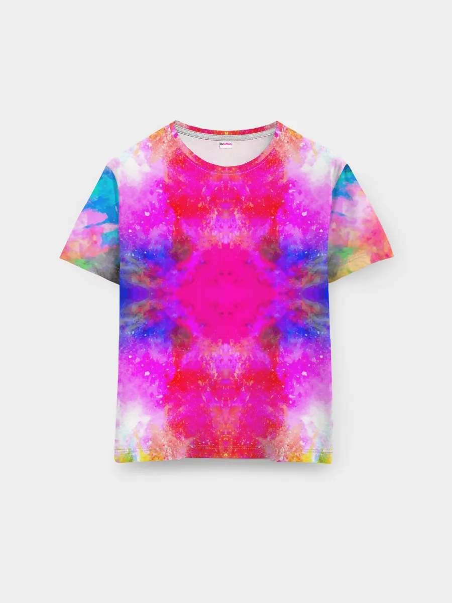 Мужская базовая футболка / КРАСОЧНАЯ ГАЛАКТИКА