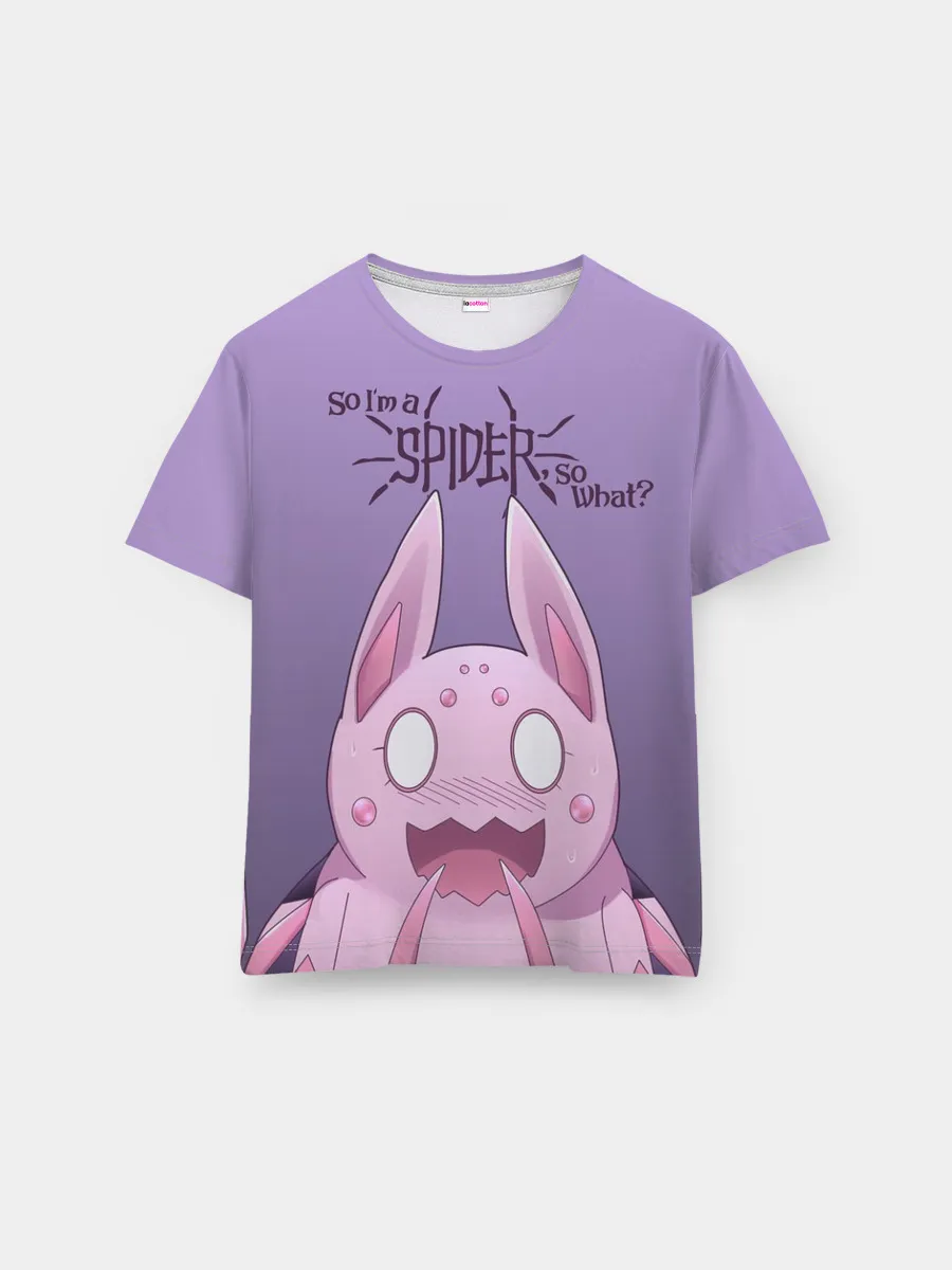 Мужская базовая футболка / аниме Да, я паук, и что?