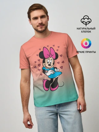 Мужская базовая футболка / Минни Маус