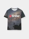 Мужская базовая футболка / Tinder Find Love | Тиндер