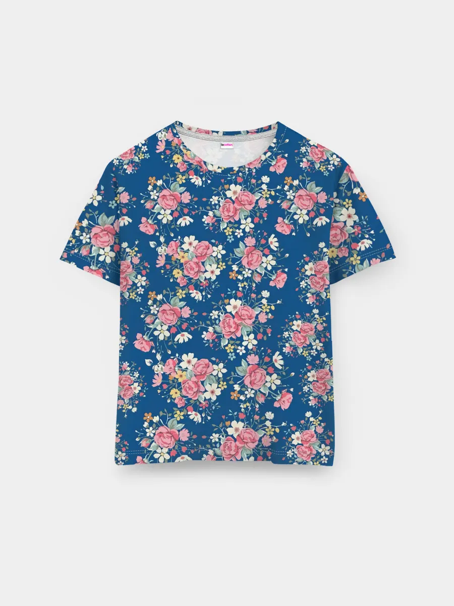 Мужская базовая футболка / Розы и Ромашки