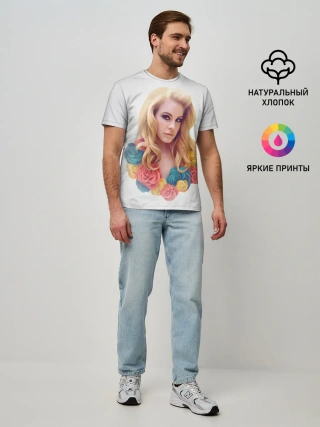 Мужская базовая футболка / Взгляд Ланы