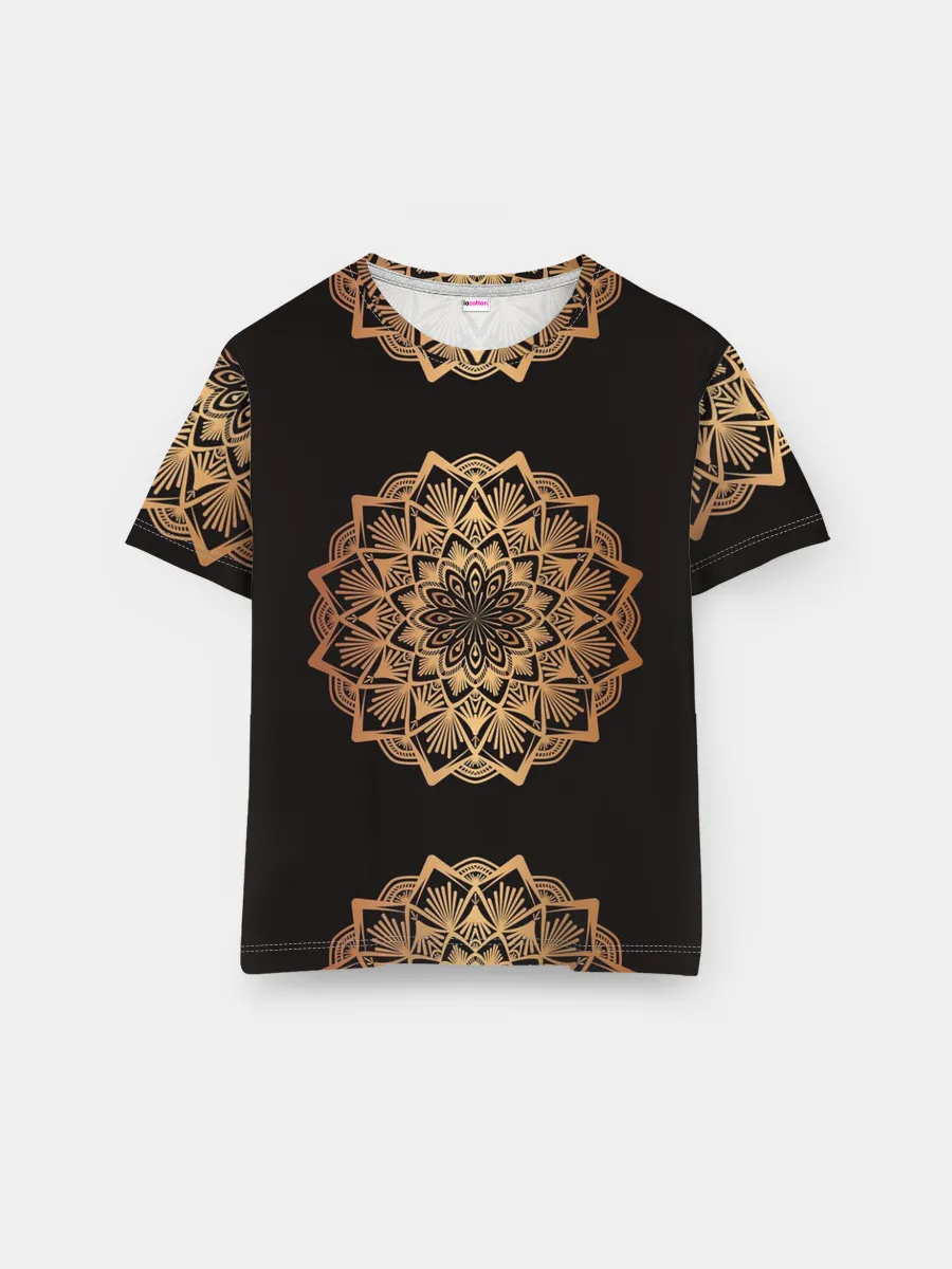 Мужская базовая футболка / Мандала