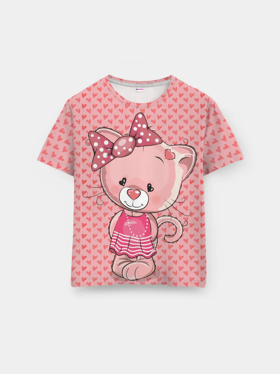 Мужская базовая футболка / Котенок