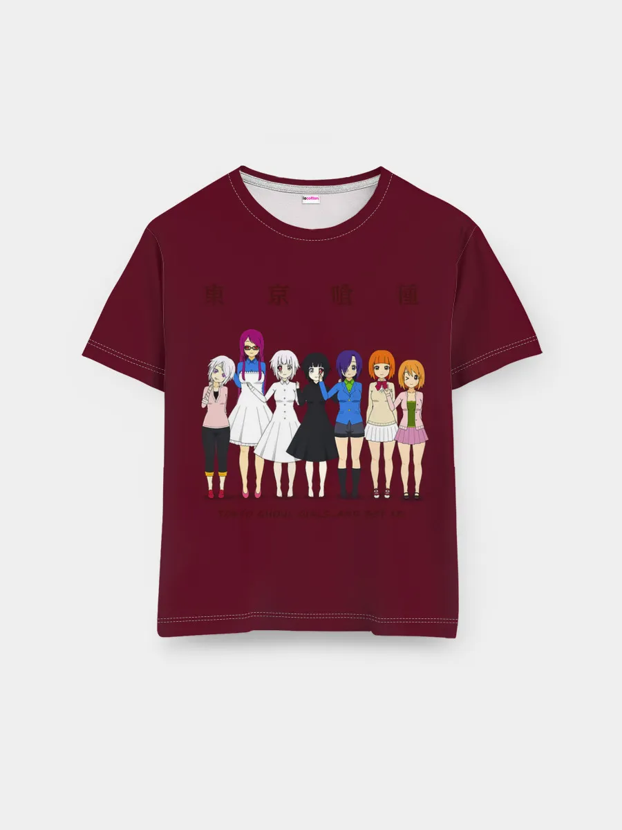 Мужская базовая футболка / Токийский гуль девчонки