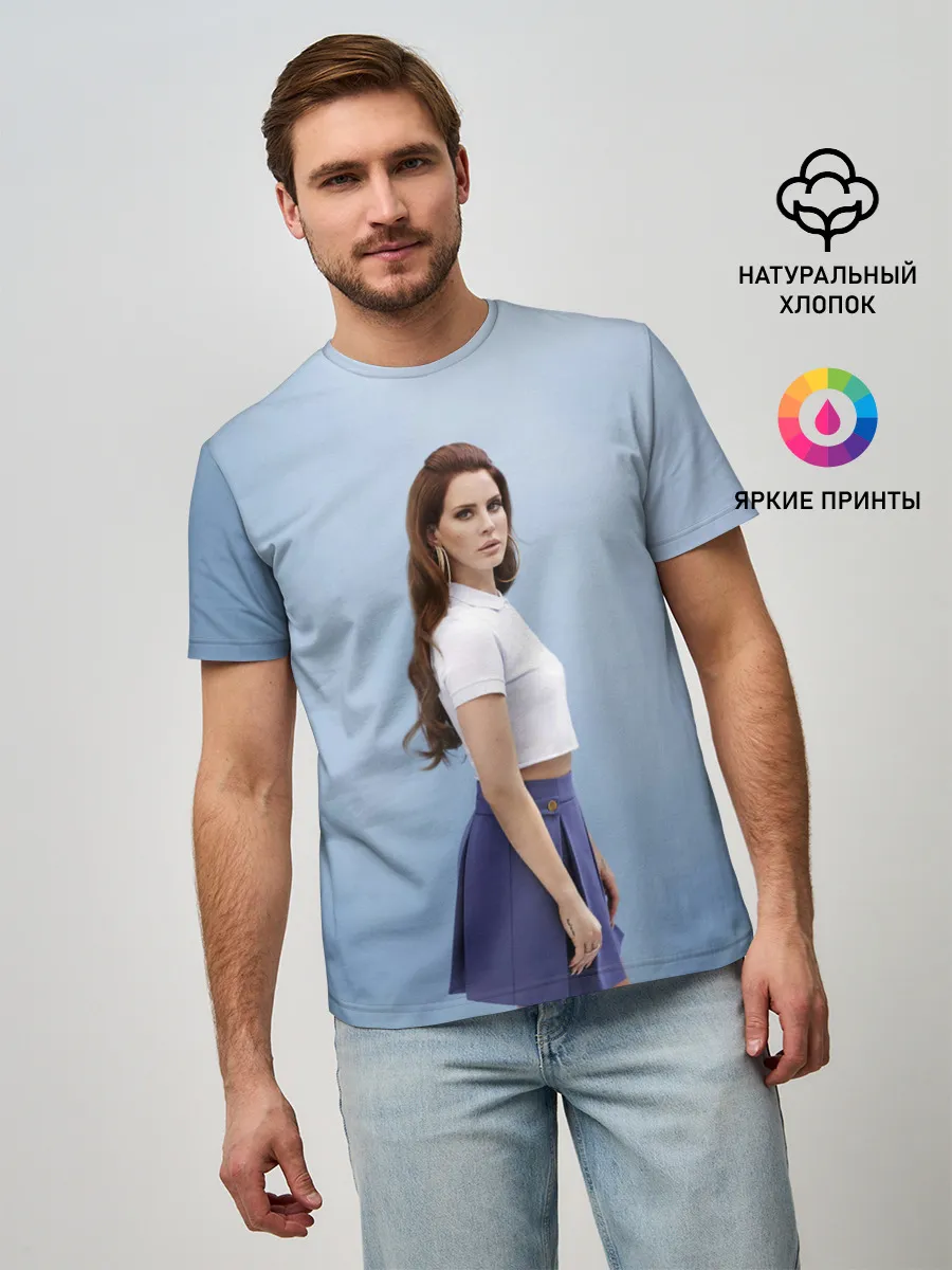 Мужская базовая футболка / Красивая Лана
