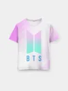 Мужская базовая футболка / BTS / БТС