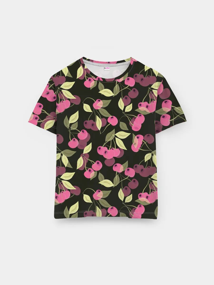 Мужская базовая футболка / Вишневый сад