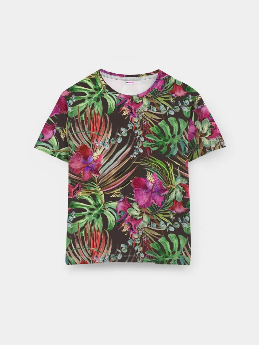 Мужская базовая футболка / Тропики
