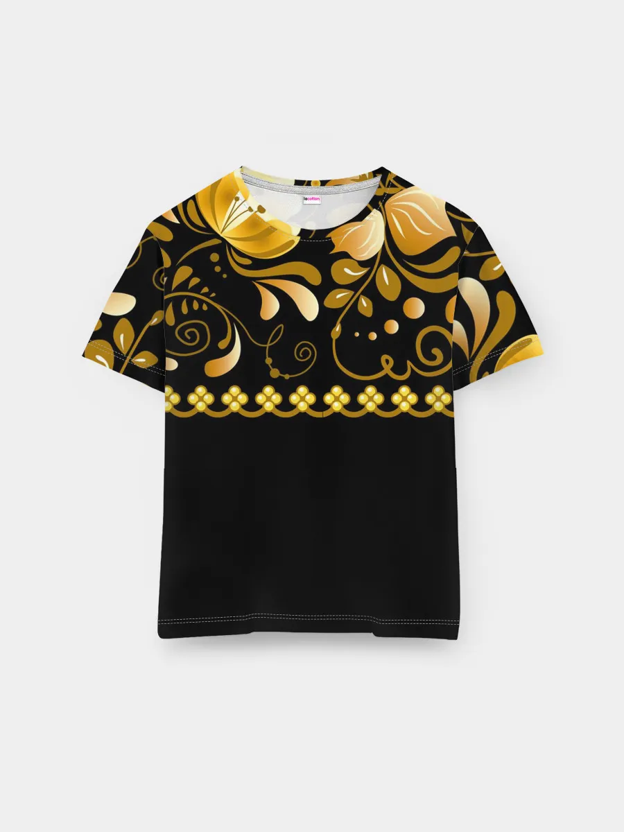 Мужская базовая футболка / Цветы