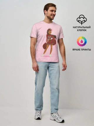 Мужская базовая футболка / Черлидерша Ариана